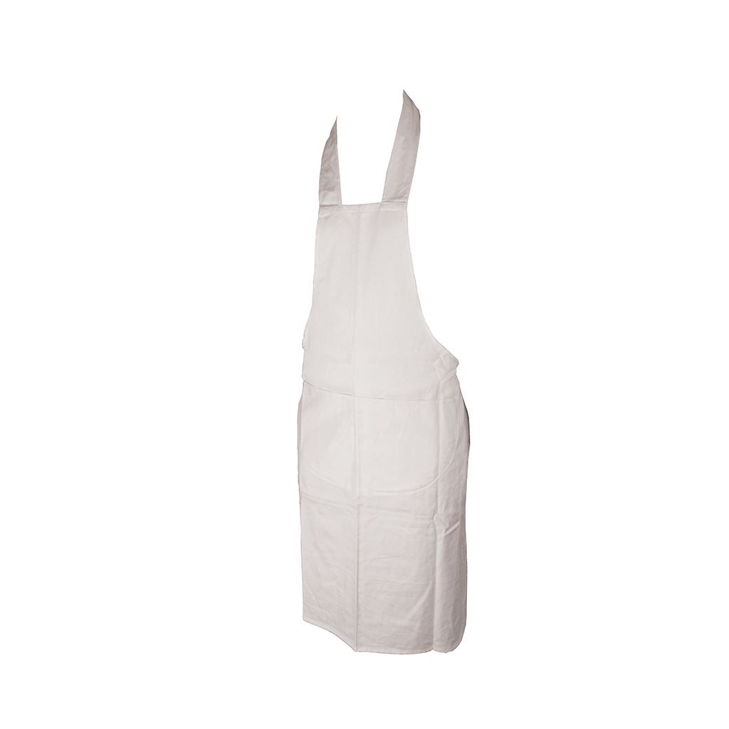 PLAIN WHITE APRON IN BAG. 100074 \\\KD15909