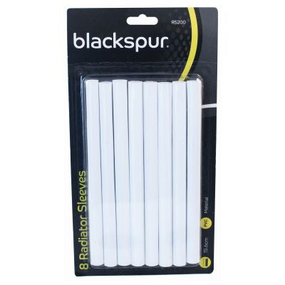 BLACKSPUR RADIATOR PIPE COVER SLEEVES 15MM WHITE PACK OF 8. RS200 \\\KD15940