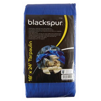 BLACKSPUR 18 FOOT (5.4M) X 24 FOOT (7.2M) TARPAULIN - BLUE. TP103 \\\KD15946