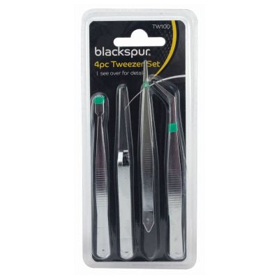 BLACKSPUR  TWEEZER SET 4/PK. BB-TW100 \\\KD15949