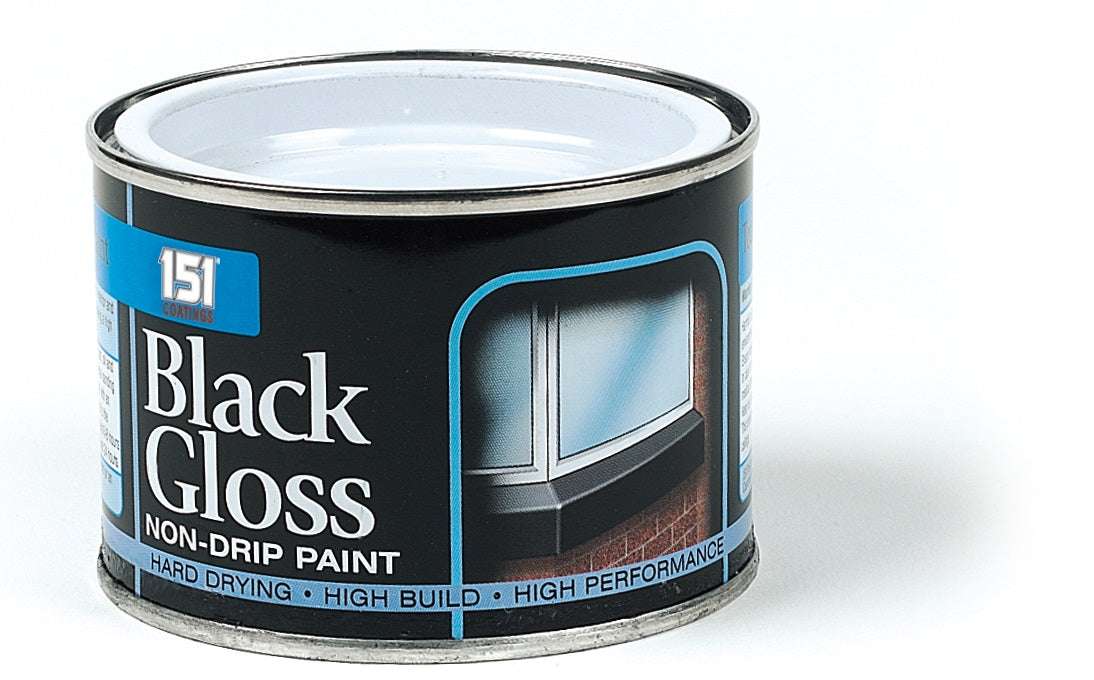 151 PAINT VARNISH COATING TIN BLACK GLOSS NON-DRIP PAINT 180ML. DY013A \\\KD15998