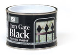 151 PAINT VARNISH COATING TIN IRON GATE BLACK GLOSS PAINT 180ML. DY014A \\\KD15999