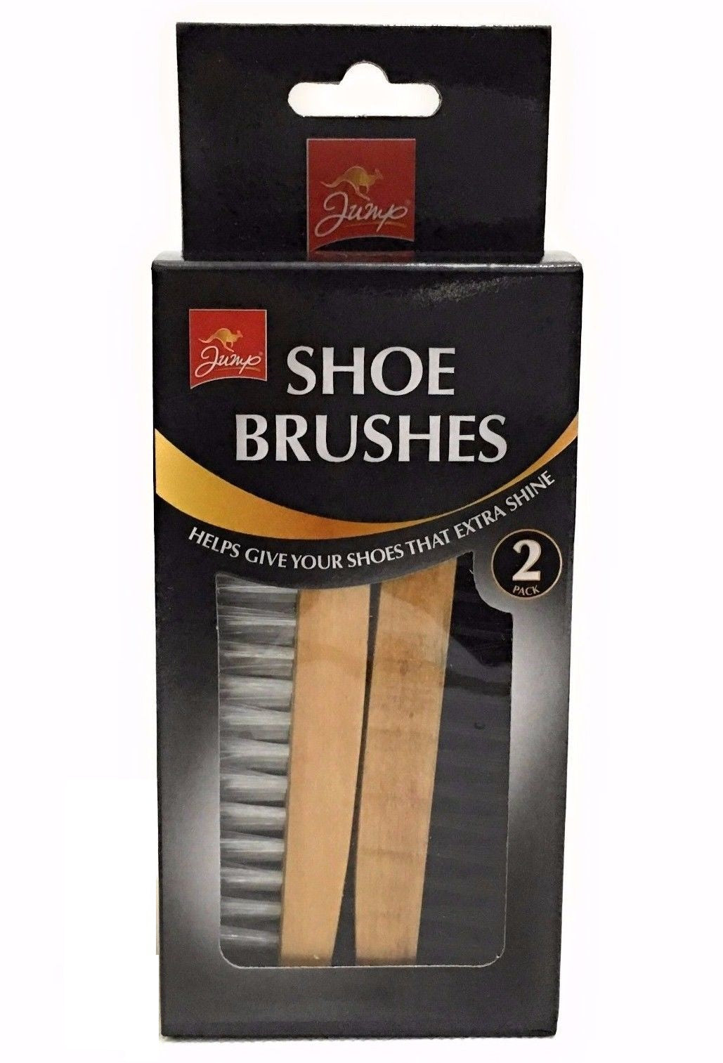 JUMP WOODEN SHOE BRUSH 2/PK. JMP1010A \\\KD16019