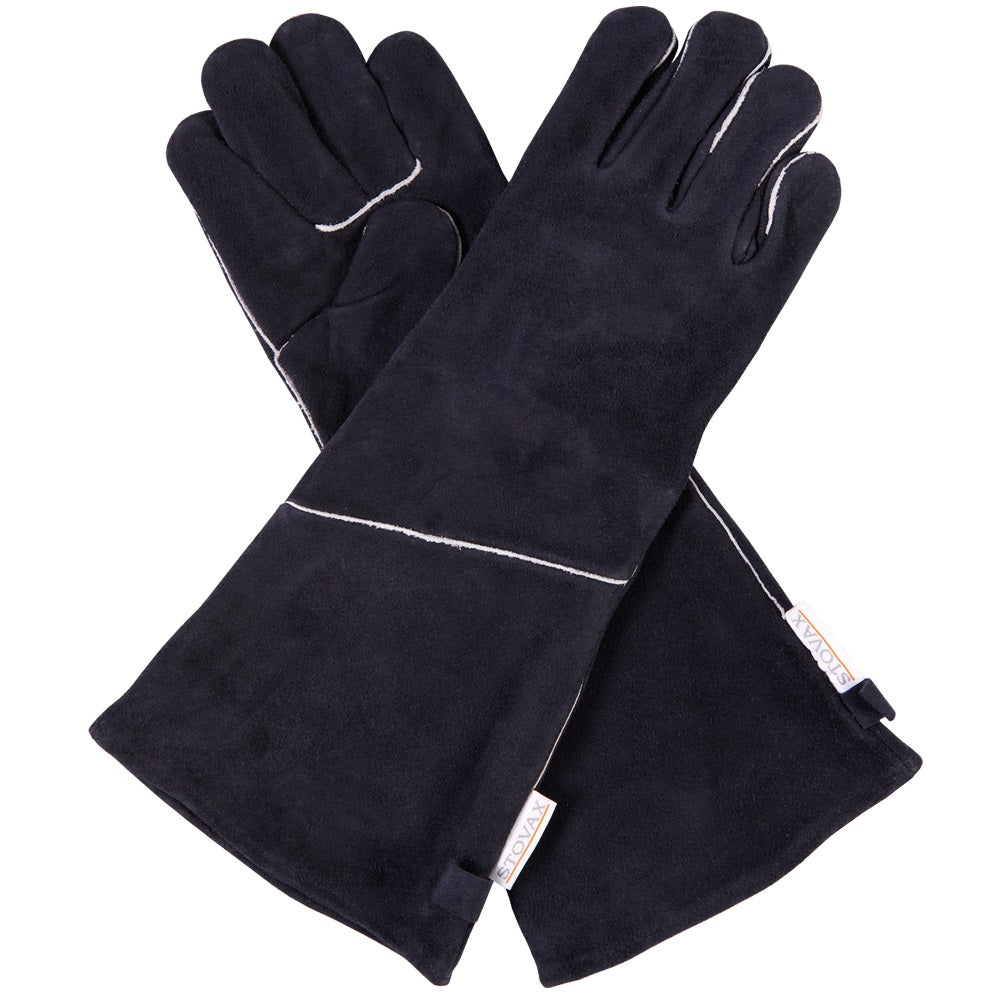 STOVAX EXTRA LONG HEAT RESISTANT STOVE GLOVES 43CM. W14027 \\\KD16030