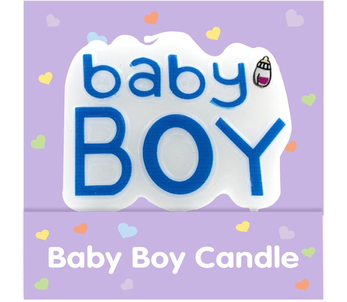 BABY BOY CANDLE. EW19908-B \\\KD16044