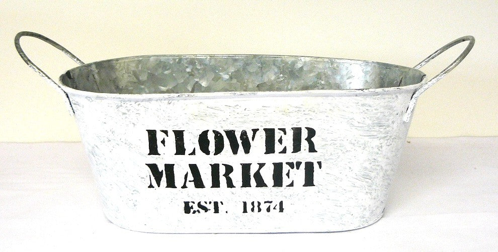 FLOWER MARKET 24CM OVAL. X04013 \\\KD16104