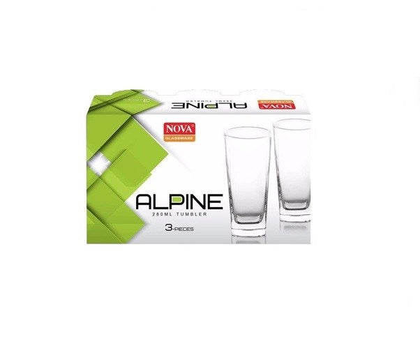 ALPINE TUMBLERS 280ML PACK OF 3. GPK022 \\\KD16125
