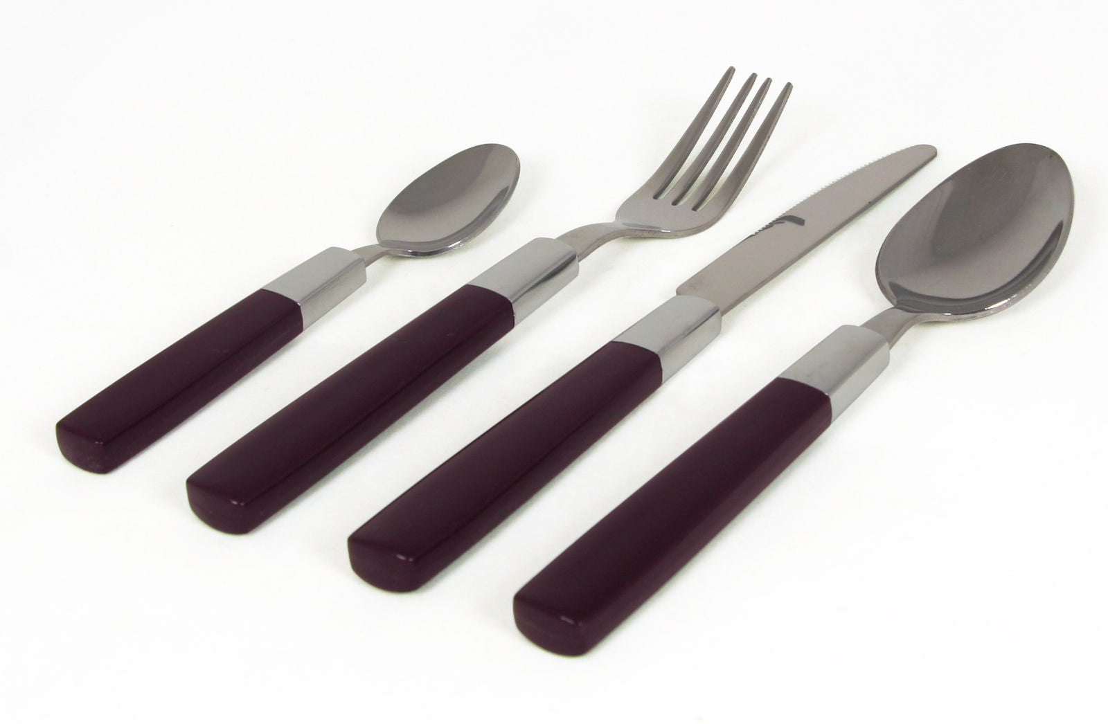 PURPLE CUTLERY SET 16 PIECES. 108166 \\\KD16147