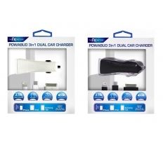 FX POWABUD CAR CHARGER USB 2.1A TWIN SOCKET GOLD. FXCPBUSBGO \\\KD16242