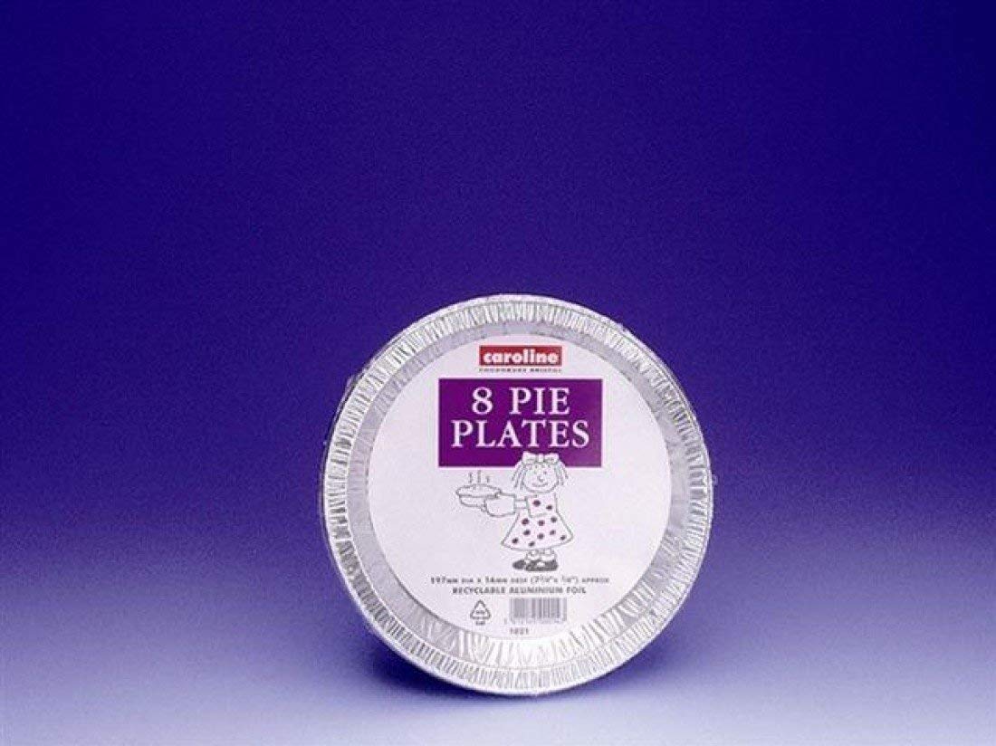 CAROLINE FOIL PIE PLATE 20CM 8/PK. C1021 \\\KD16273