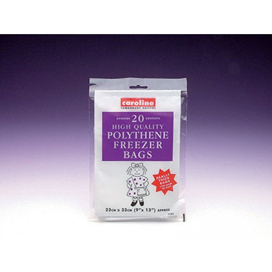 CAROLINE FREEZER BAGS  23 X 33CM 20/PK. 1121 \\\KD16288