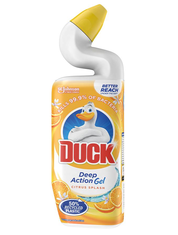 DUCK TOILET DEEP ACTION GEL LIQUID CLEANER CITRUSH SPLASH 750ML. TDC8 \\\KD16313