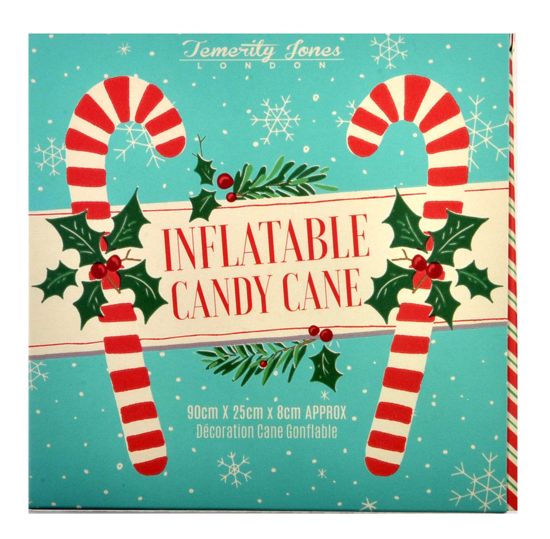 TEMERITY JONES CHRISTMAS INFLATABLE CANDY CANE 90X25X8 CM APP. TJC0127 \\\KD16331