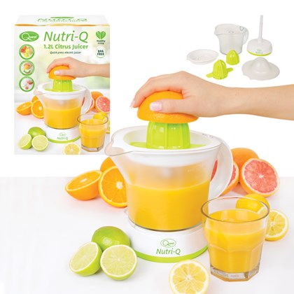 NUTRI-Q 1.2L CITRUS FRUIT ELECTRIC JUICER 40W- BPA FREE. BML34210 \\\KD16335