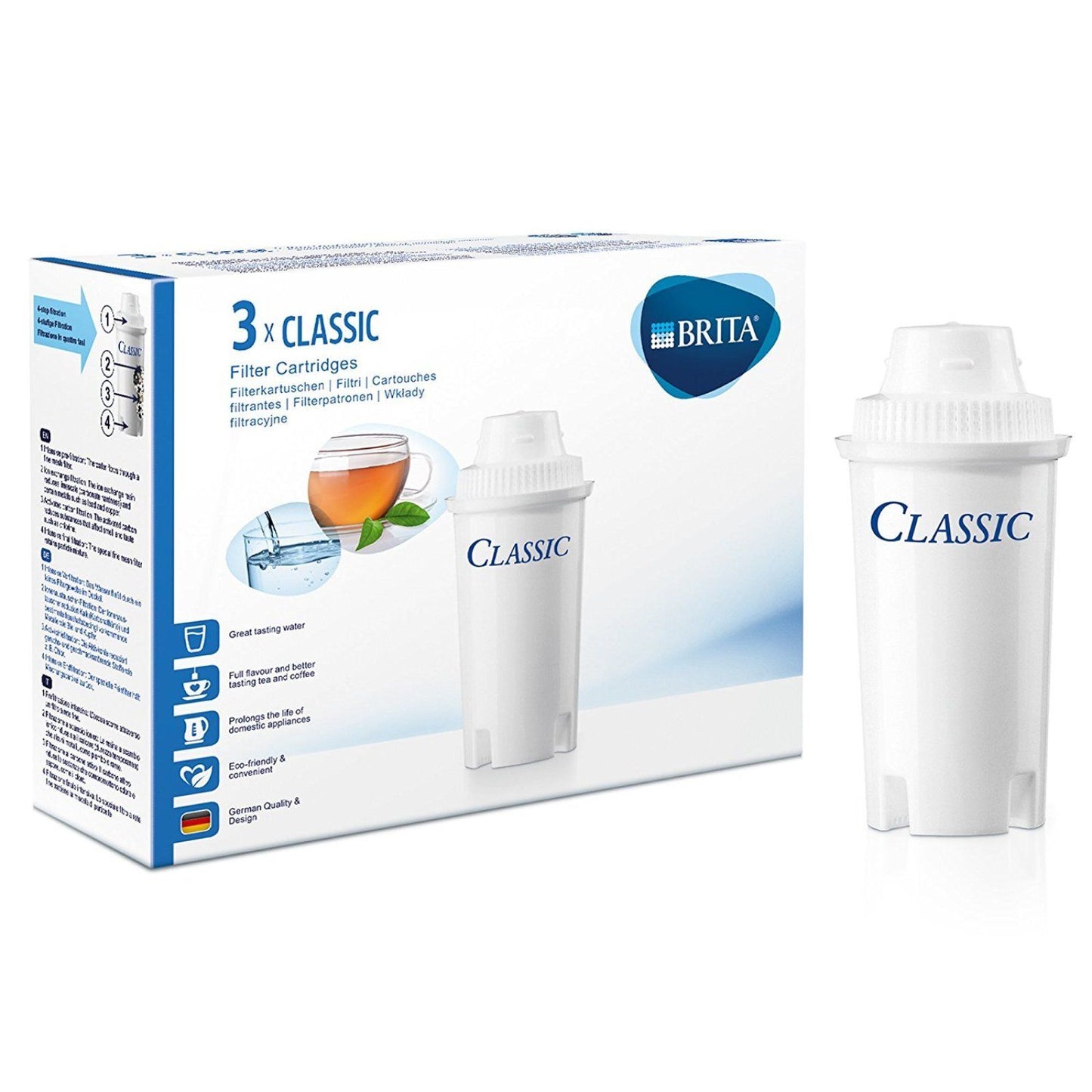 BRITA CLASSIC FILTER CARTRIDGES 3/PK. 205386 \\\KD16509