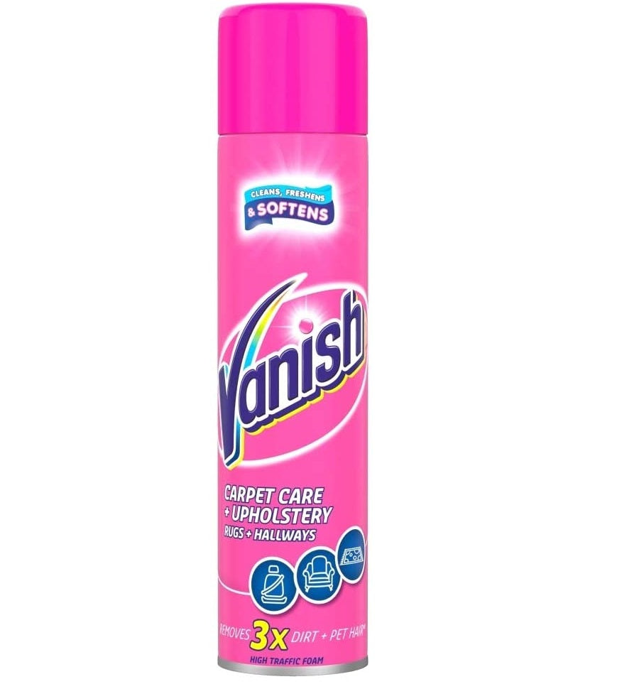 VANISH CARPET & UPHOLSTERY FOAM CLEANER 600ML. RBC753088 \\\KD16522