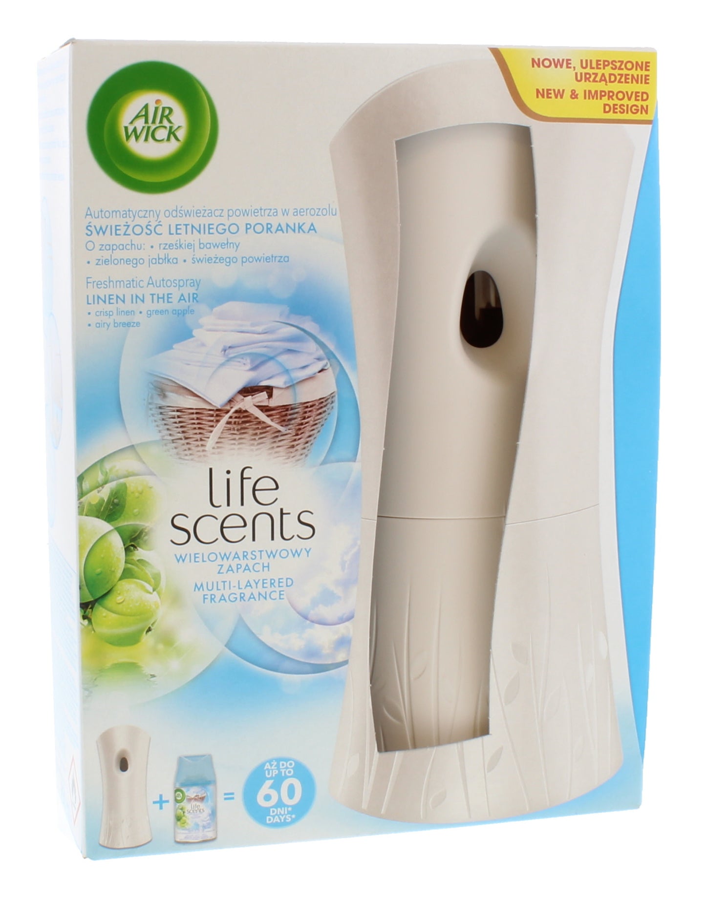 AIRWICK MACHINE AND REFILL SET LINEN IN THE AIR LAST 60 DAYS. PTHOAIR280 \\\KD16528