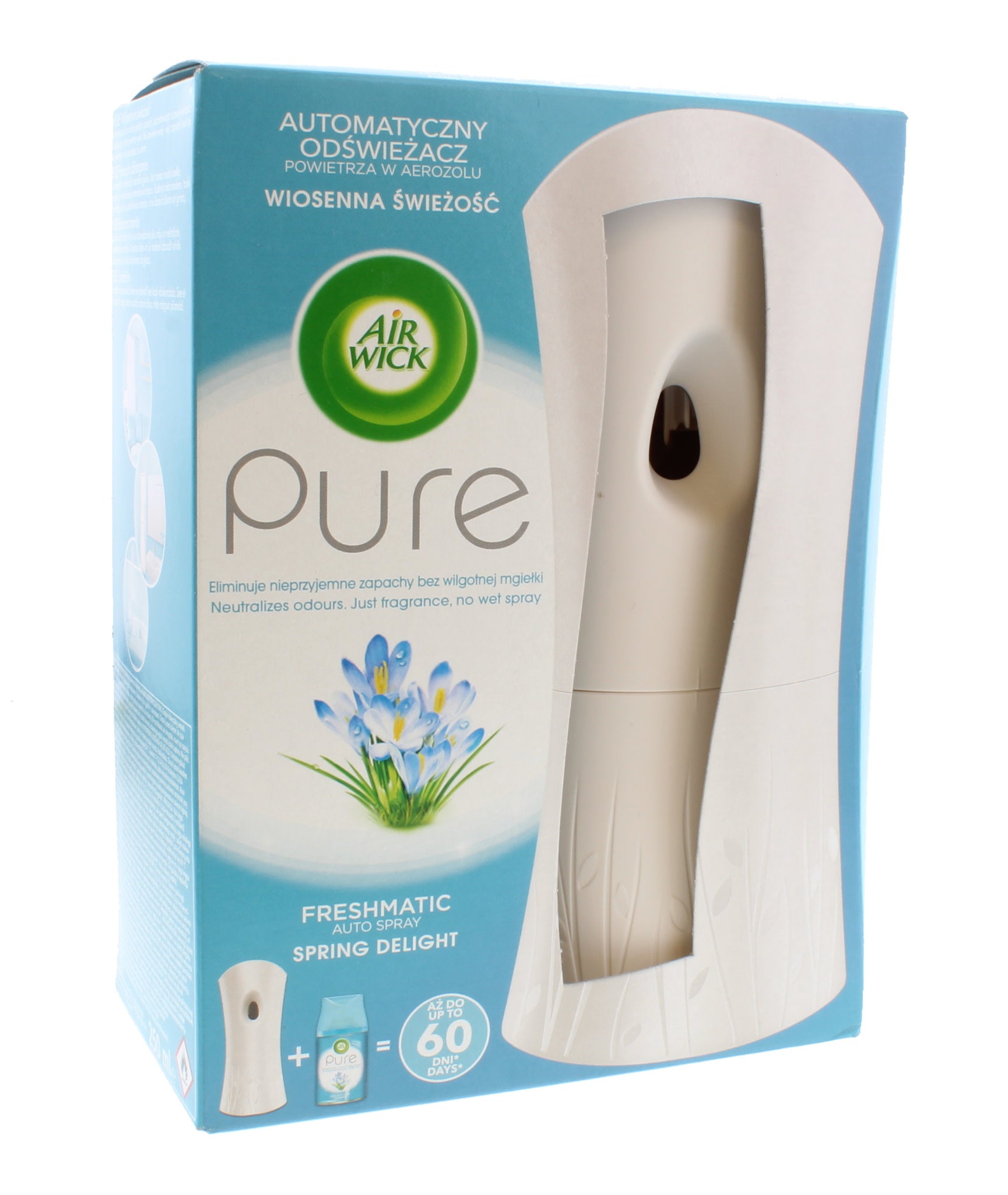 AIRWICK MACHINE AND REFILL SET SPRING DELIGHT LAST 60 DAYS. PTHOAIR446 \\\KD16529
