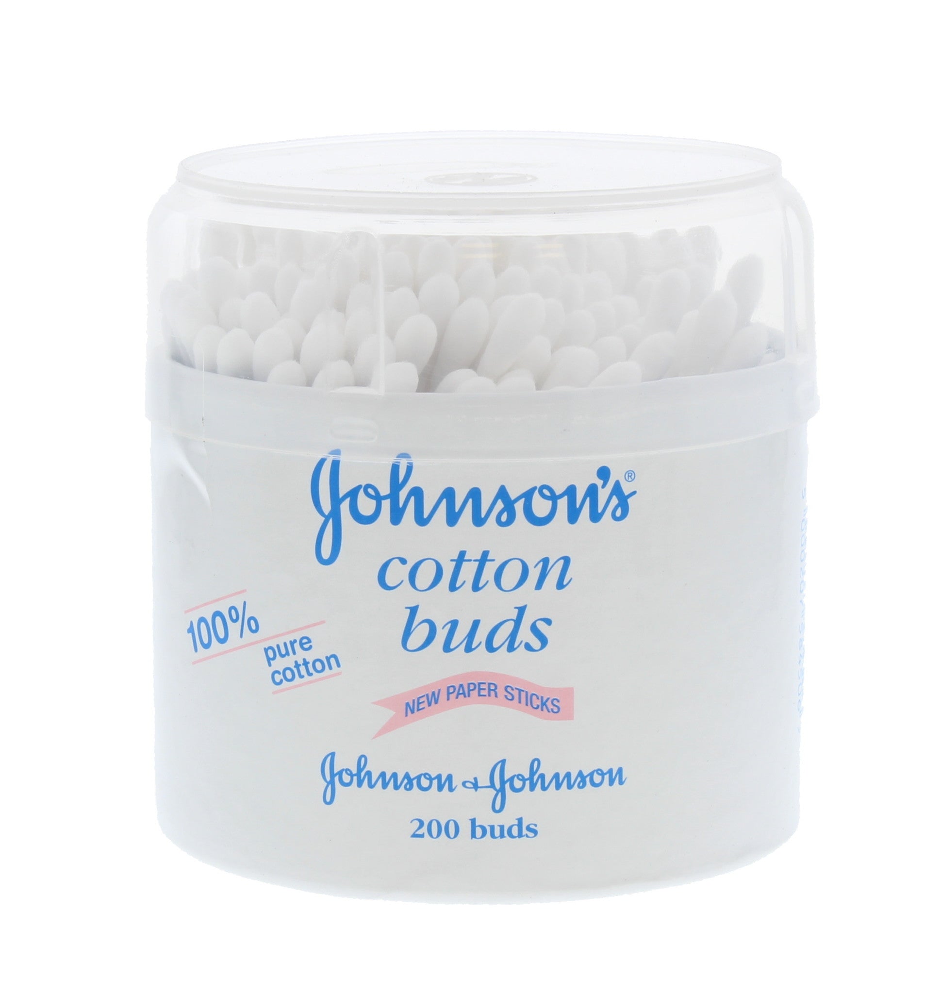 JOHNSONS 100% PURE COTTON BUDS 200/PK. PTTOJOH070A \\\KD16536