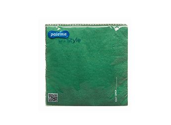 3 PLY PALOMA NAPKINS PINE GREEN 20 PACK. 33DG17 \\\KD16544