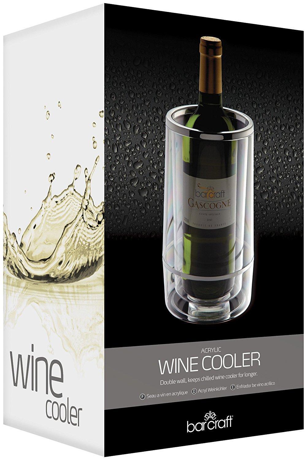 BARCRAFT ACRYLICDOUBLE WALL  WINE COOLER. KCBCWCOOL \\\KD16562