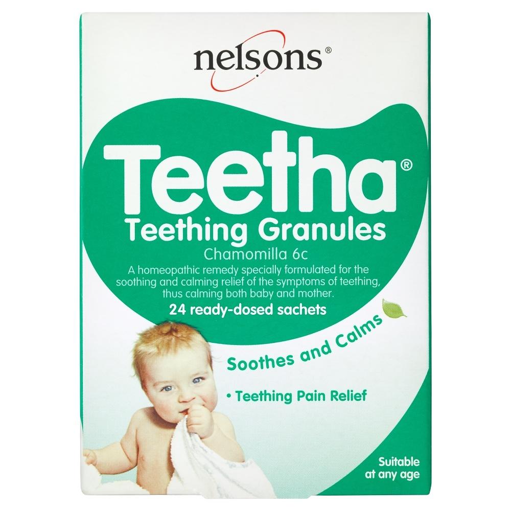 NELSONS TEETHA TEETHING GRANULES 24 SACHETS. 100225 50488780 \\\KD16738