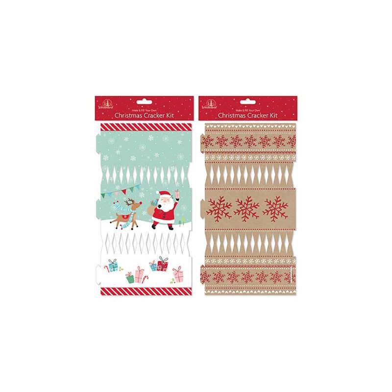 MAKE YOUR OWN CHRISTMAS CRACKER KIT TRADITIONAL 6/PK. TA8851T \\\KD16758