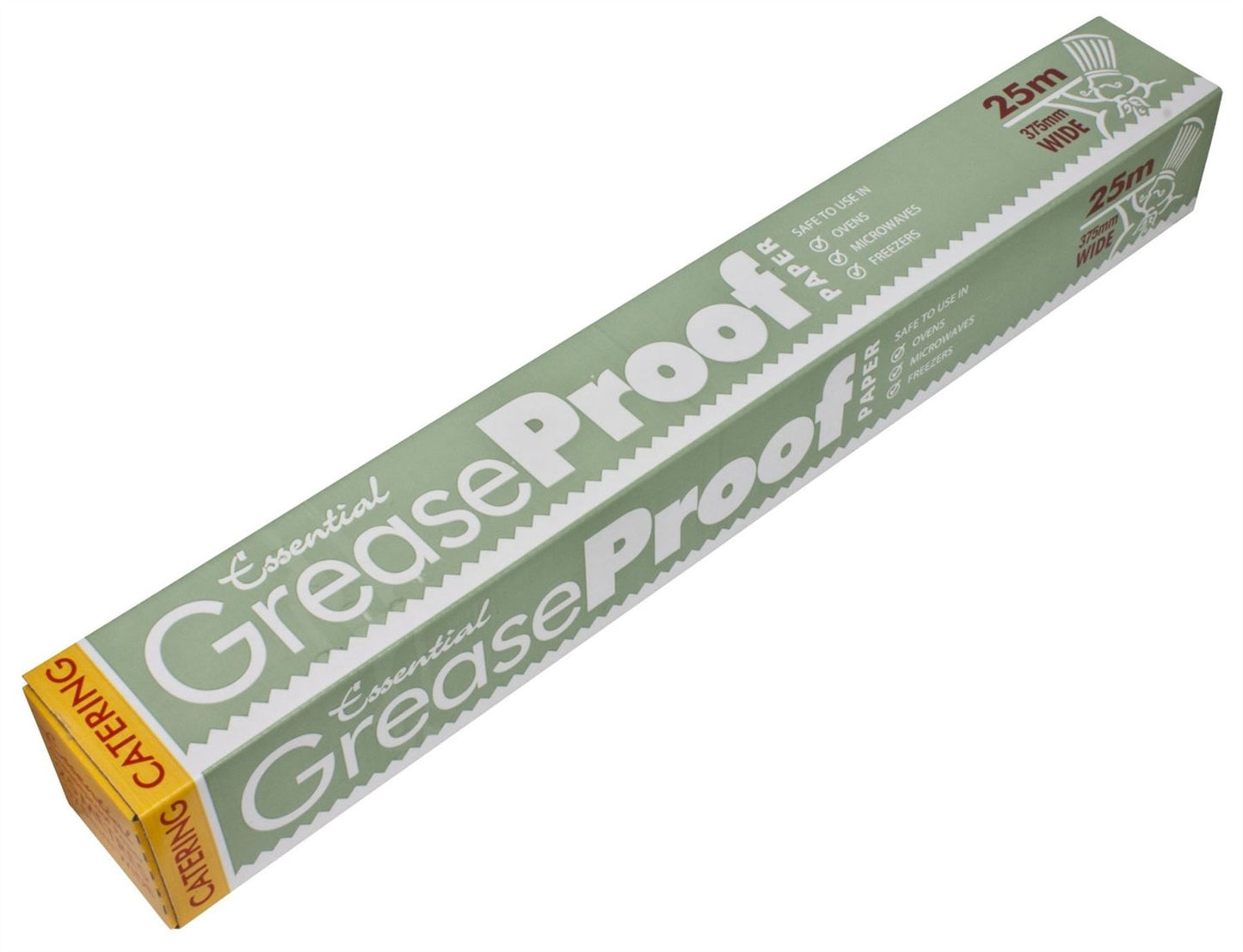 375MM X 25M ROLL GREASE-PROOF PAPER KITCHEN CATERING COOKING BAKING OVEN BUTCHER. ZGP3825WPN \\\KD16767