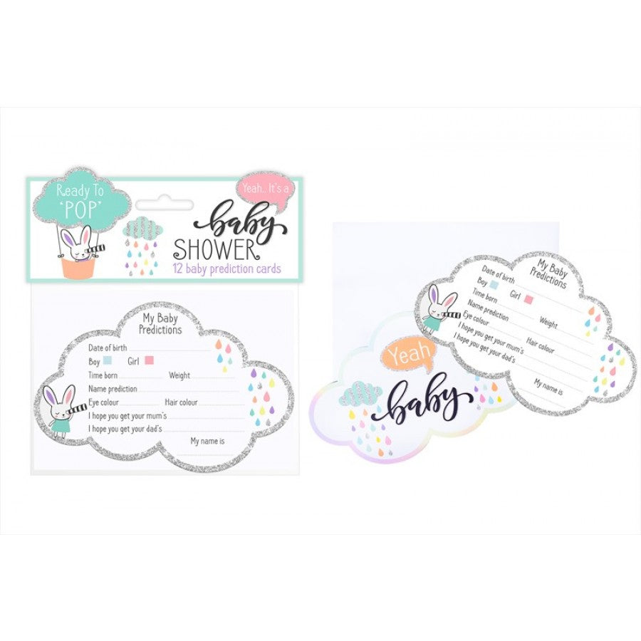 FIRST STEP BABY SHOWER PREDICTION GAME 12/PK. FS801 \\\KD16806