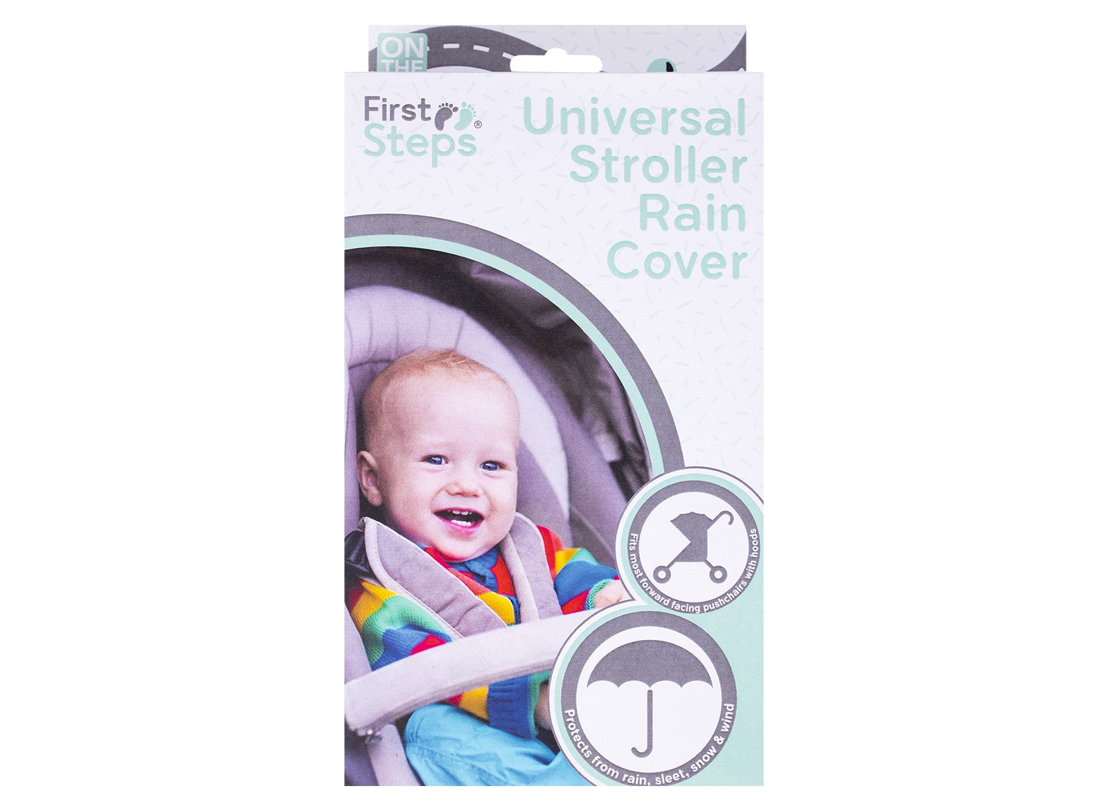 FIRST STEPS HEAVY DUTY UNIVERSAL BABY STROLLER RAIN COVER. FS766 \\\KD16822