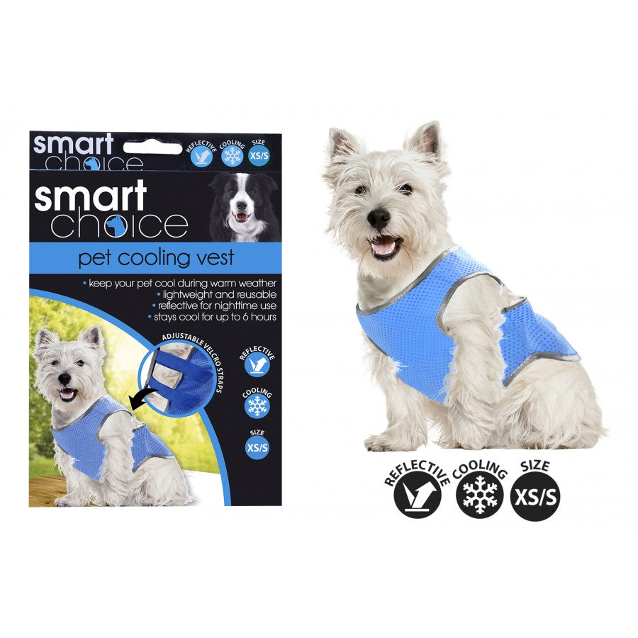 SMART CHOICE REFLECTIVE PET COOLING VEST XS / S. SC635 \\\KD16848