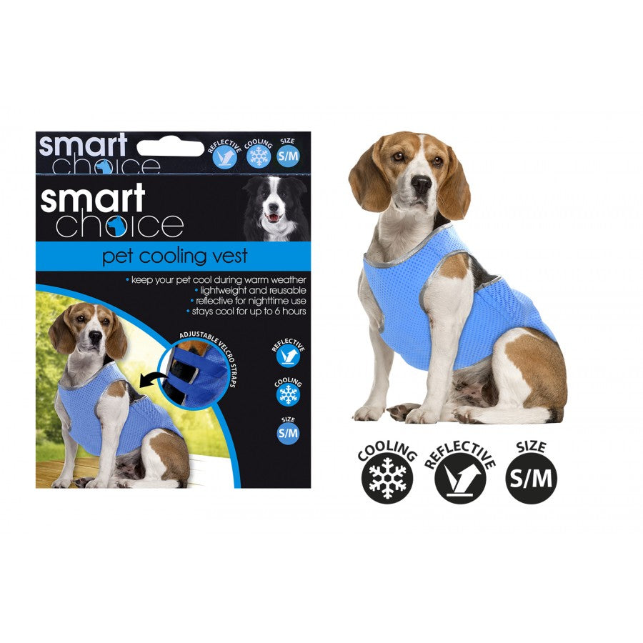 SMART CHOICE REFLECTIVE PET COOLING VEST S / M. SC636 \\\KD16849