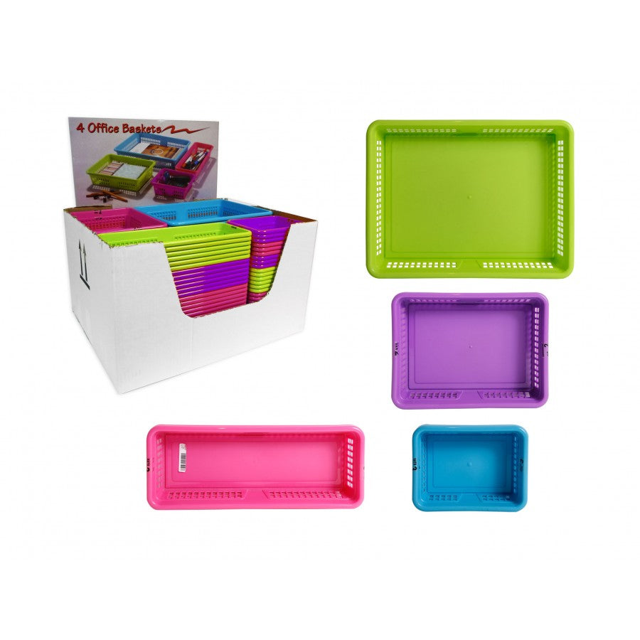 BRIGHTS KITCHENWARE BRIGHTS OFFICE BASKETS (ASSORTED SIZE & PACK). AM6409 \\\KD16858