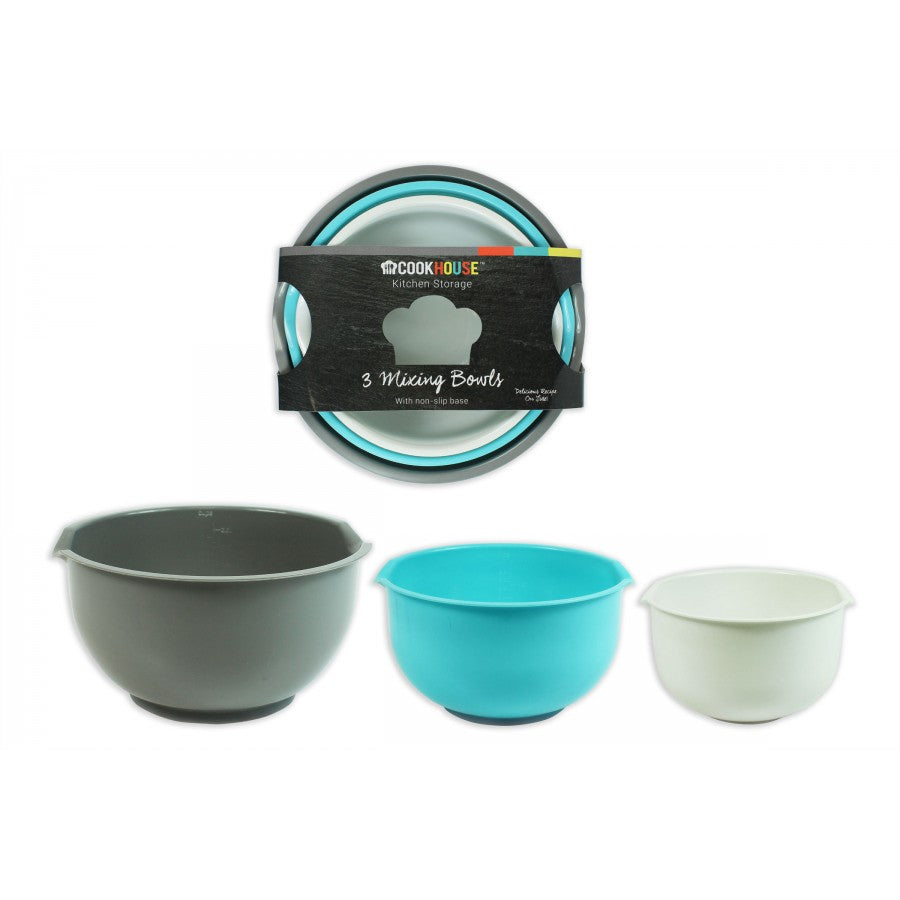 COOKHOUSE COOKHOUSE MIXING BOWL SET 3/PK. AM7726 \\\KD16860