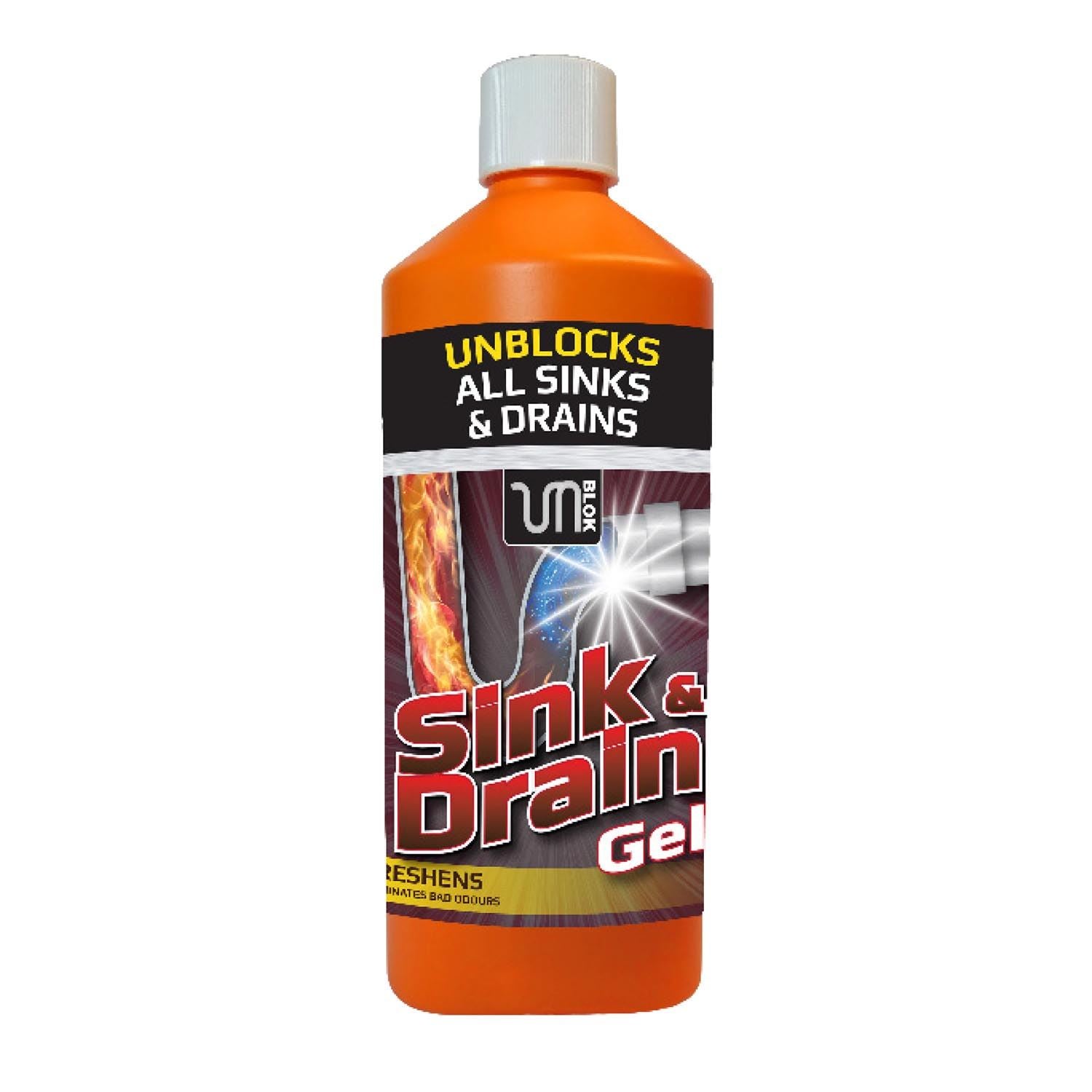 HOMECARE UNBLOCK SINK & DRAIN GEL 1 LITRE. KD16908 \\\KD16908