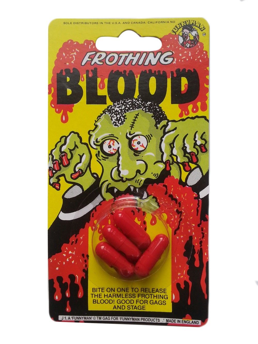 FROTHING BLOOD CAPSULES PACK OF 4. J01 \\\KD16938