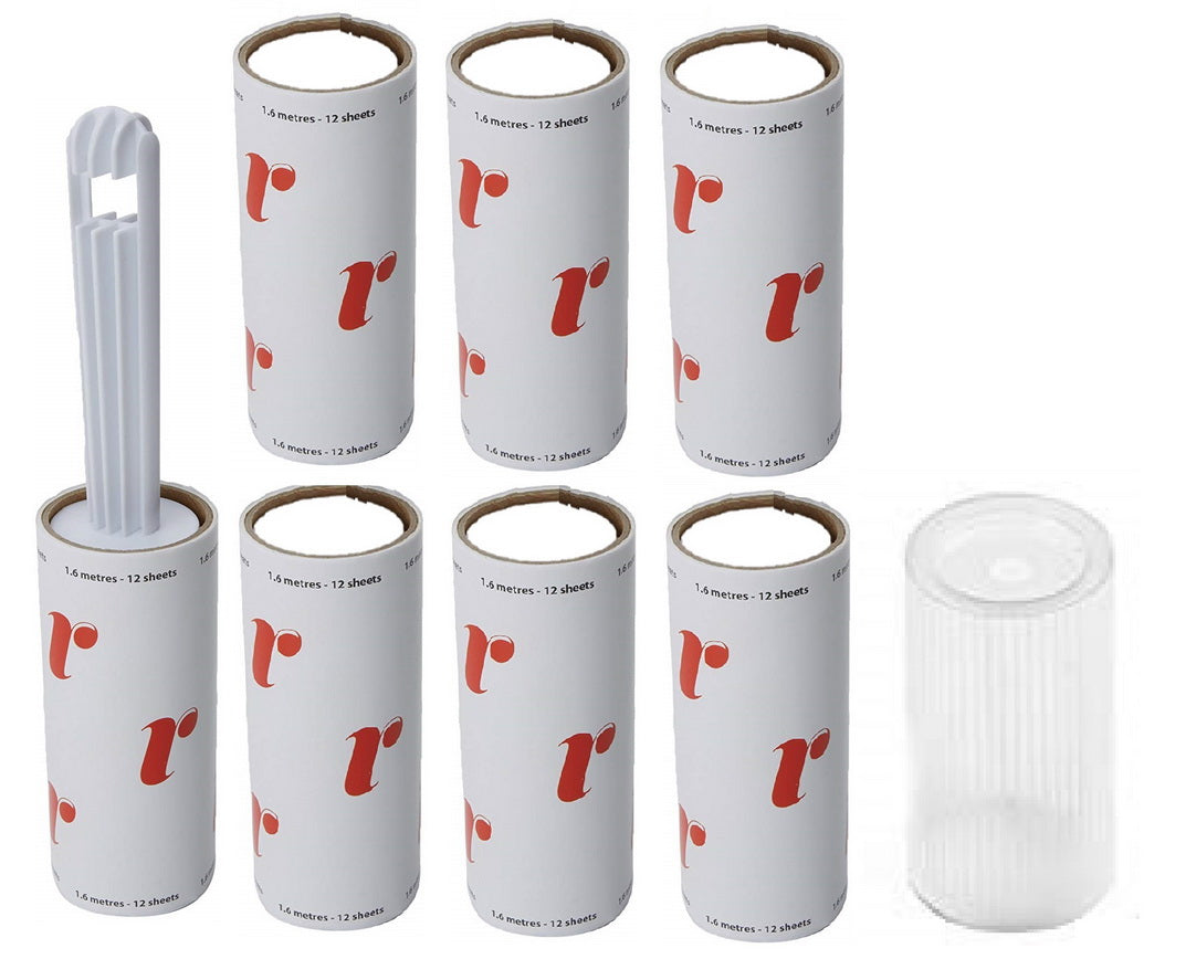 H & L RUSSEL LINT ROLLER WITH 6 SPARE REFILLS. WS0907 \\\KD17038