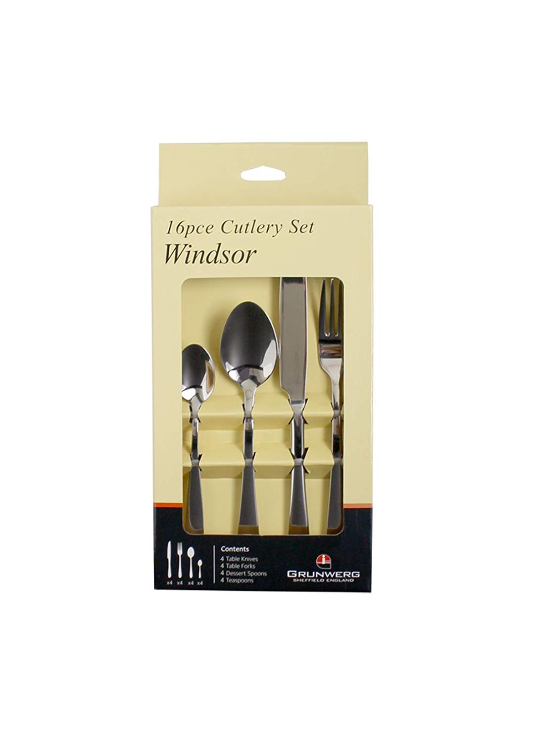 GRUNWERG WINDSOR CUTLERY SET 16/PCS. 16BXWDR \\\KD17039