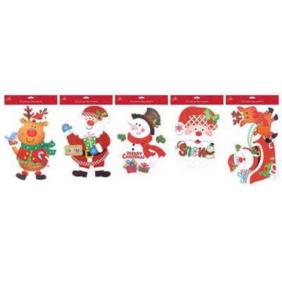 ASSORTED DESING GLITTER BOARD HANGING CHRISTMAS DECORATION. TA8195 \\\KD17109