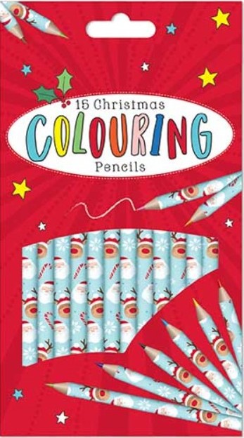 CHRISTMAS COLOURING PENCIL 15/PK. TA8210 XK0063 \\\KD17110