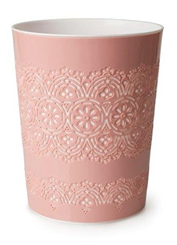 BLUE CANYON 9 LITRE FLORA WASTE CONTAINER BASKET STORAGE BIN  - PINK. BA3310PI \\\KD17114