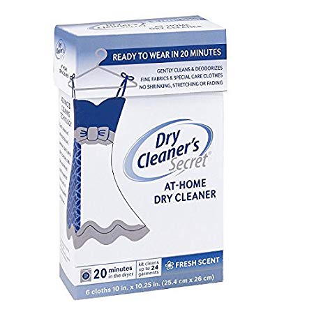 DRY CLEANERS SECRET AT HOME DRY CLEANER CLEANING CLOTHS 6/PK. HS81342 \\\KD17122
