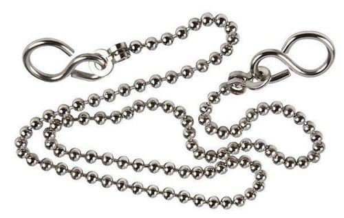 CHROME 18 SINK BASIN BATH BALL PLUG CHAIN AND S HOOK ENDS ( ONLY CHAIN ) \\\KD17134