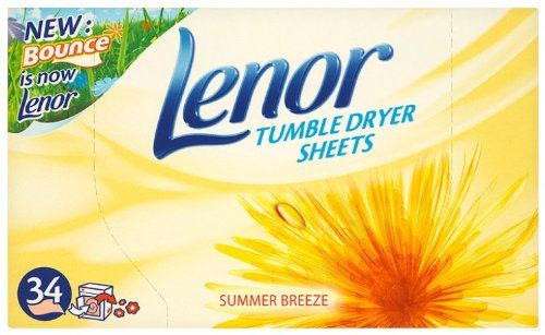 LENOR TUMBLE DRYER SHEETS SUMMER BREEZE 34 SHEETS. C000002 \\\KD17150