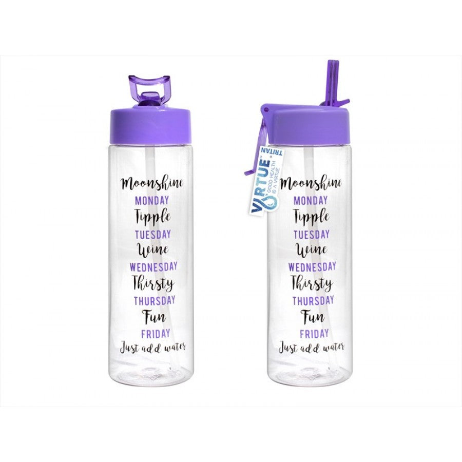 VIRTUE HYDRATION WEEK DAY DRINKING BOTTLE 600ML. AM3505 \\\KD17179
