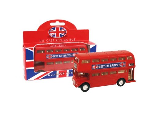 LONDON BUS PULL BACK DIE CAST. EL64790 \\\KD17213