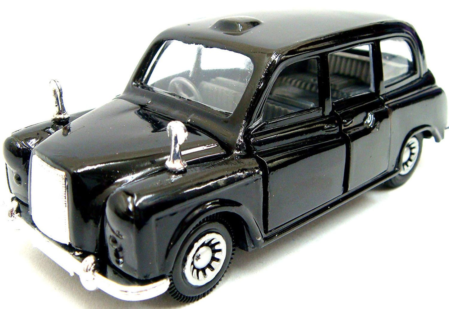UNION JACK DIE CAST PULL BACK BLACK TAXI. EL64791 \\\KD17214