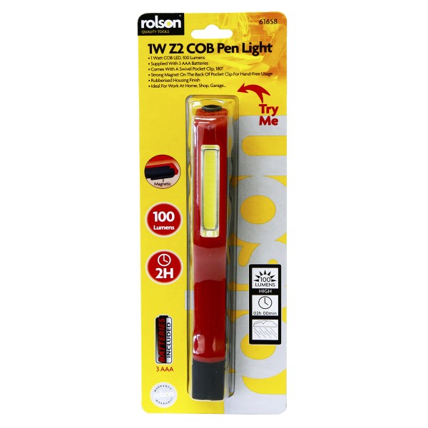 ROLSON COB PEN LIGHT 1W. RT61658 \\\KD17229