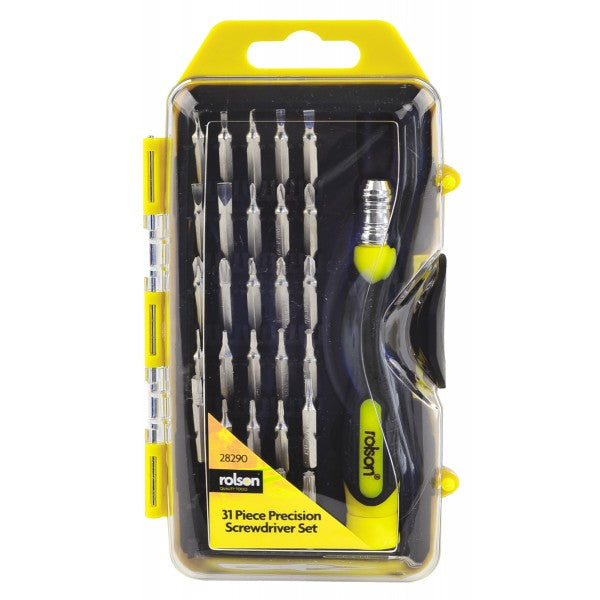ROLSON PRECISION SCREWDRIVER SET 32 PIECES. RT28290 \\\KD17232