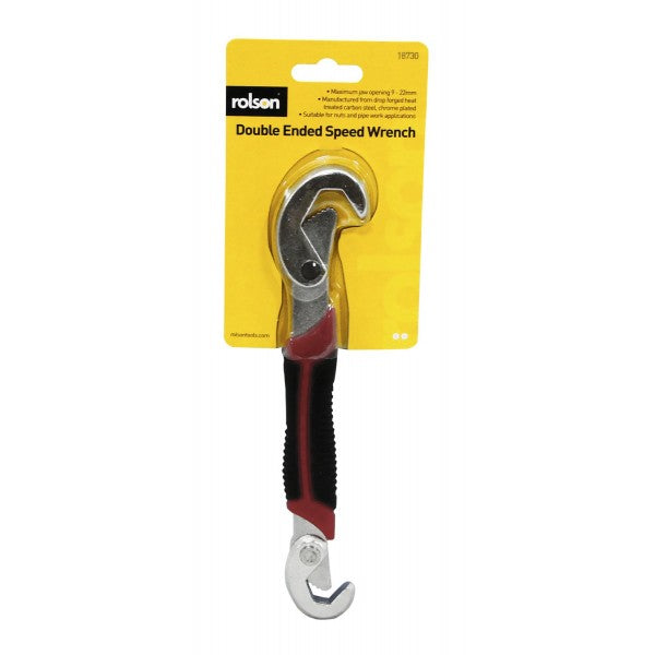 ROLSON DOUBLE ENDED SPEED WRENCH (JAW OPENING 9 - 22MM). RT18730 \\\KD17236